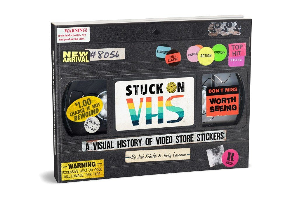 STUCK ON VHS: A VISUAL HISTORY OF VIDEO STORE STICKERS Book to