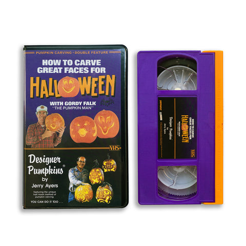HOW TO CARVE GREAT FACES FOR HALLOWEEN / DESIGNER PUMPKINS VHS