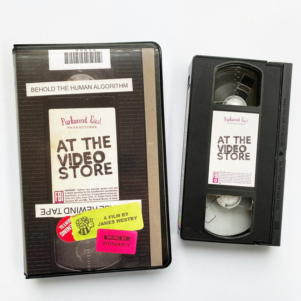 LUNCHMEAT Proudly Presents AT THE VIDEO STORE Documentary on Limited Press VHS!