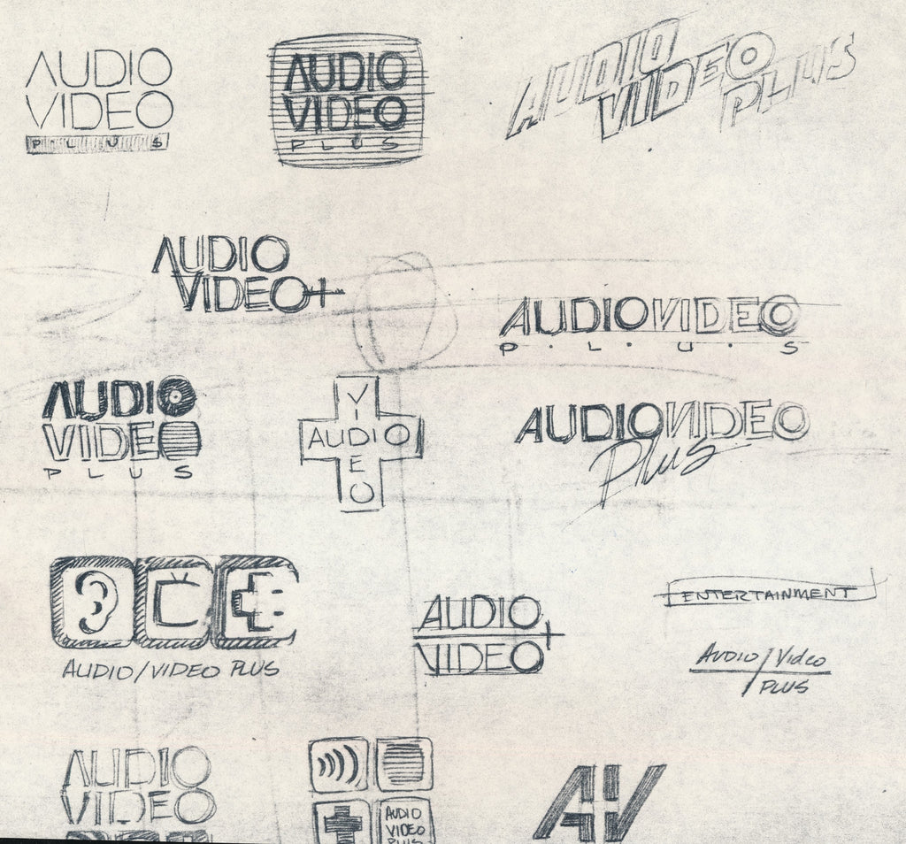 THE VISUAL HISTORY OF AUDIO/VIDEO PLUS: The Origin of the AVP Logo