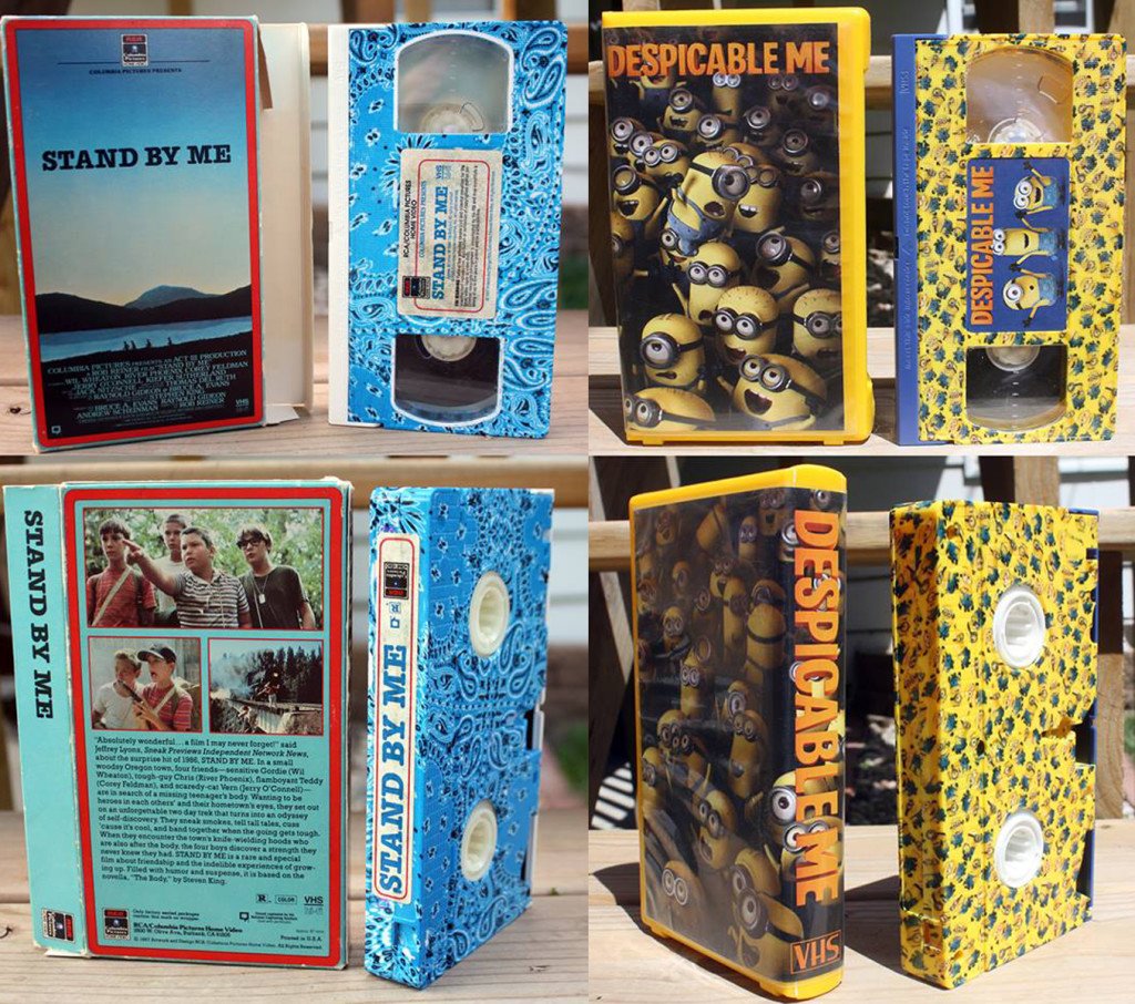Check Out This Collection of CUSTOM HYDRO DIPPED VHS Crafted by Fellow Tapehead Tyler Bell!