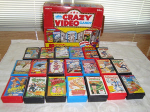 Vintage VHS Candy?! It Exists! Check Out This Obscure 1988 FLEER Creation Called CRAZY VIDEO CANDY!
