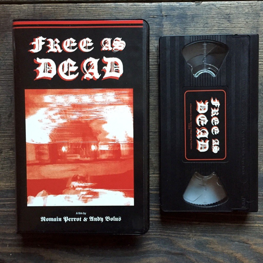 Experimental Short Horror Film FREE AS DEAD Limited Edition VHS and Cassette Soundtrack Now Available via Lighten Up Sounds!