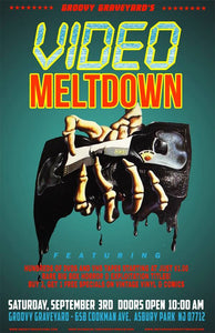 GROOVY GRAVEYARD Presents the VHS MELTDOWN FEST this Saturday, Sept 3rd 2016! Click for an Interview with Head of the Graveyard Eric Krause and all the Event Details!