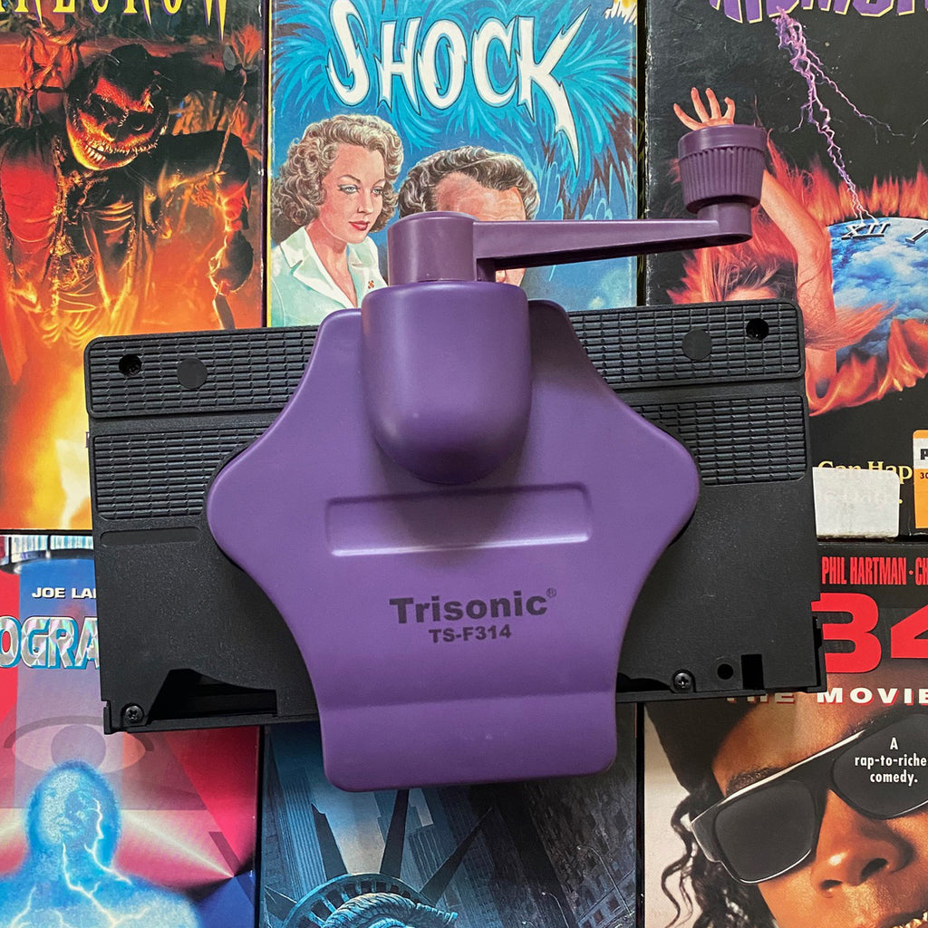 RARE VHS GADGET: The Trisonic Manual, Handheld Videocassette Rewinder [VIDEO]