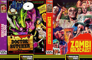 MASSACRE VIDEO Teams Up with SEVERIN FILMS and Brings NURSE JILL, ZOMBI HOLOCAUST and DOCTOR BUTCHER M.D. to Fresh VHS Today (10/21/16) at 6PM EST!