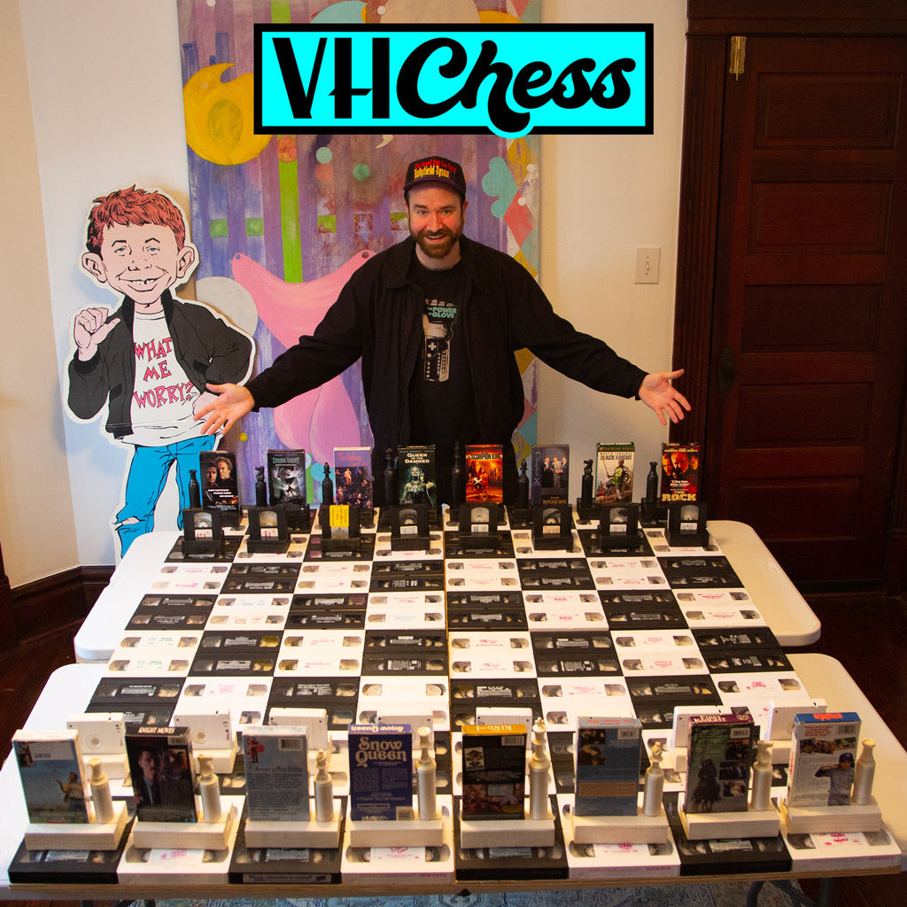 Look at this Fully Playable Chess Set and Board Made Entirely from VHS –  Lunchmeat