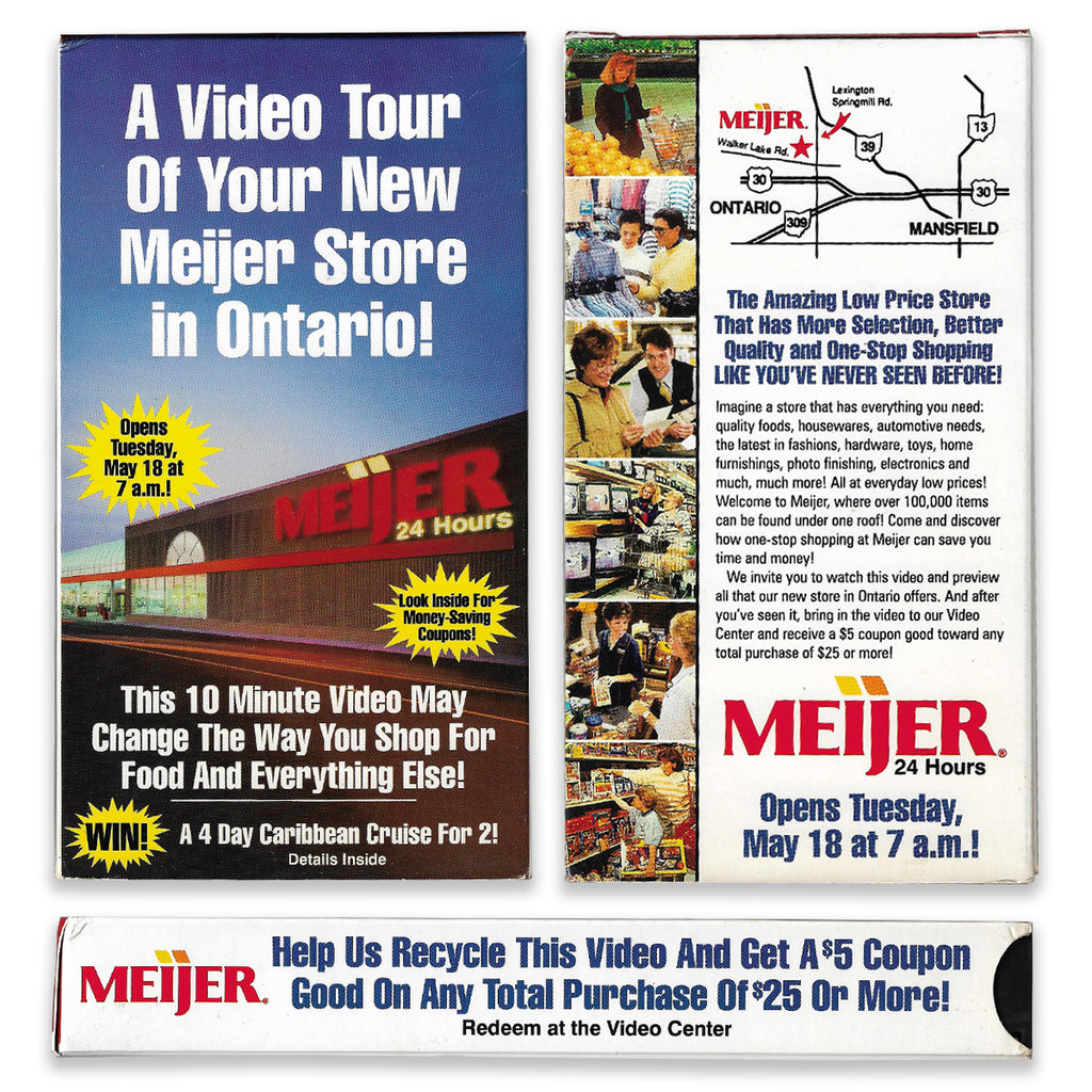 29 Years Ago, MEIJER Marketed Their Supercenter Openings with a VHS Tape. Now You Can Experience the Video on its Anniversary! [VIDEO]