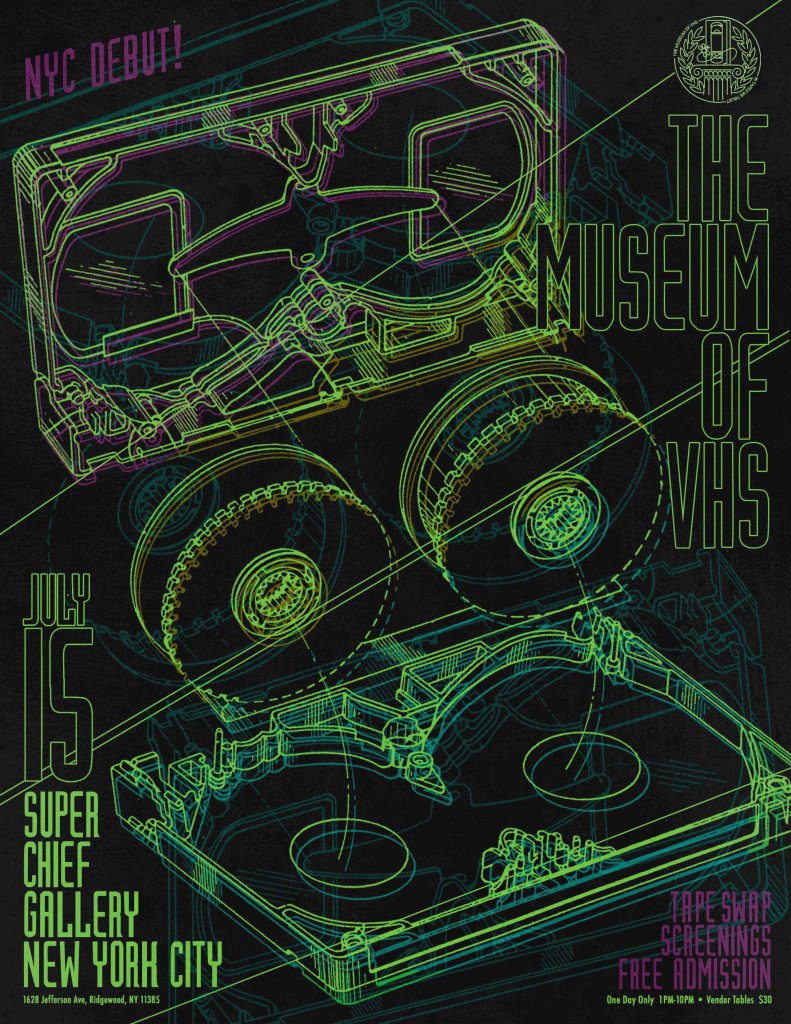 HORROR BOOBS Presents THE MUSEUM OF VHS -  NYC Debut, Tape Swap, and Screenings at SUPERCHIEF NY!