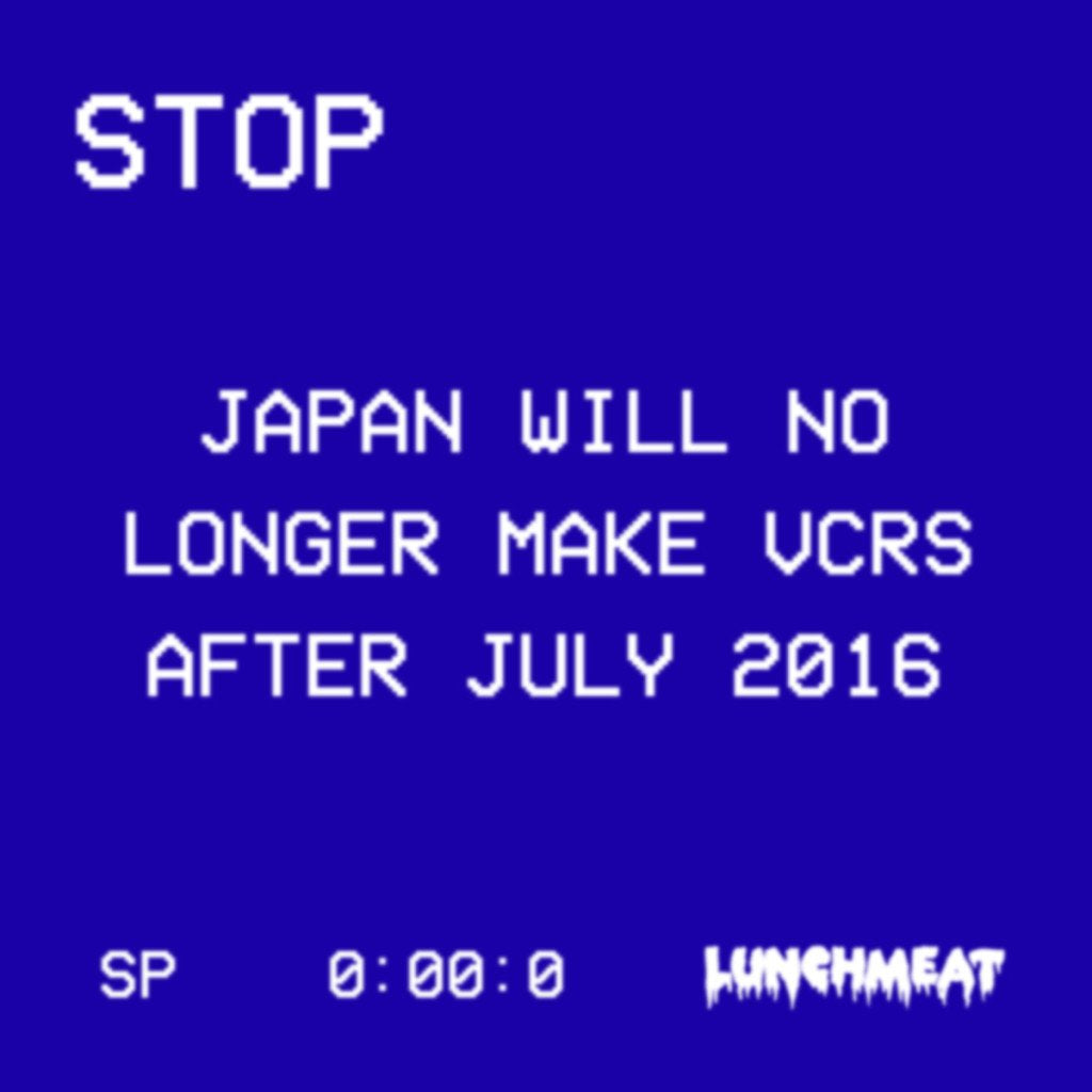 Japan-Based Company FUNAI ELECTRONICS Will Stop Making VCRs at the End of July! Thoughts Moving Forward!
