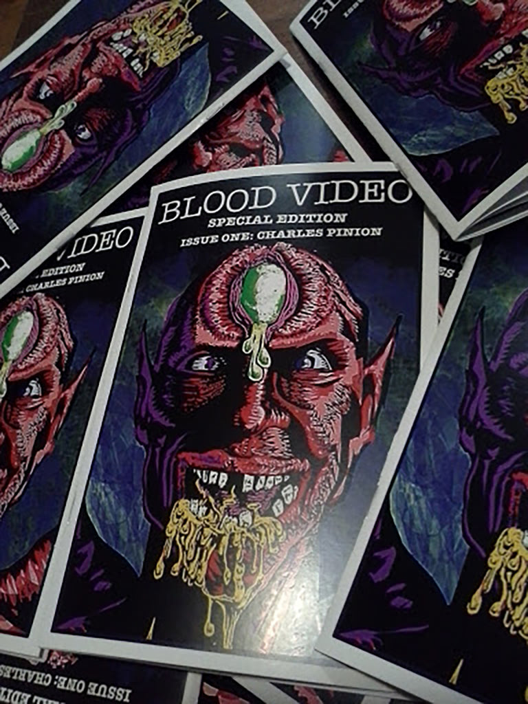 HORROR BOOBS and Mike Hunchback Team Up to Release BLOOD VIDEO SPECIAL EDITION #1 Featuring a Comprehensive Interview with SOV Filmmaker / Artist CHARLES PINION! PLUS! A VHS Screening IN Brooklyn with FREE BEER!