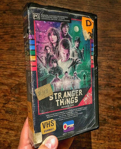 Analog-Inclined Artist Steelberg Creates Amazingly Authentic VHS Fan Art for STRANGER THINGS!