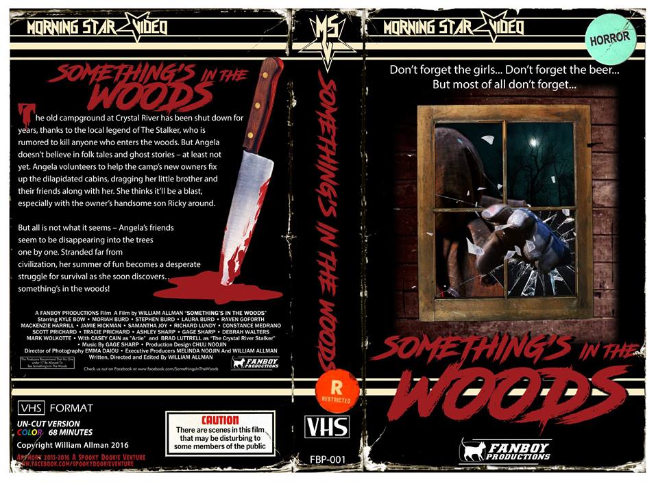 Homegrown Knoxville, TN Horror Flick SOMETHING’S IN THE WOODS Comes to Limited Edition Fresh VHS!