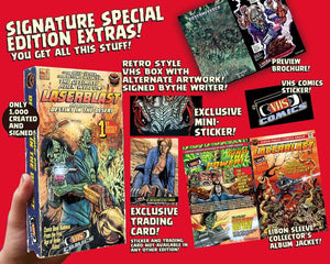 EIBON PRESS Prepares to Unleash VHS COMICS! Comic Book Expansions of Cult Classics LASERBLAST and MANIAC! Exclusive Interview with Writer STEPHEN ROMANO!