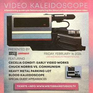 LUNCHMEAT and WRITE BRAIN TV Team Up to Present VIDEO KALEIDOSCOPE: A Special One-Night Virtual Screening on FEB 16th 2024 [Tickets and Info]