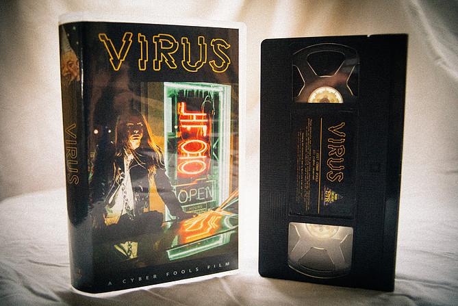 Indie Neon-Noir Film VIRUS Comes to Limited Edition VHS from Cyberfools and Weird Life LTR!