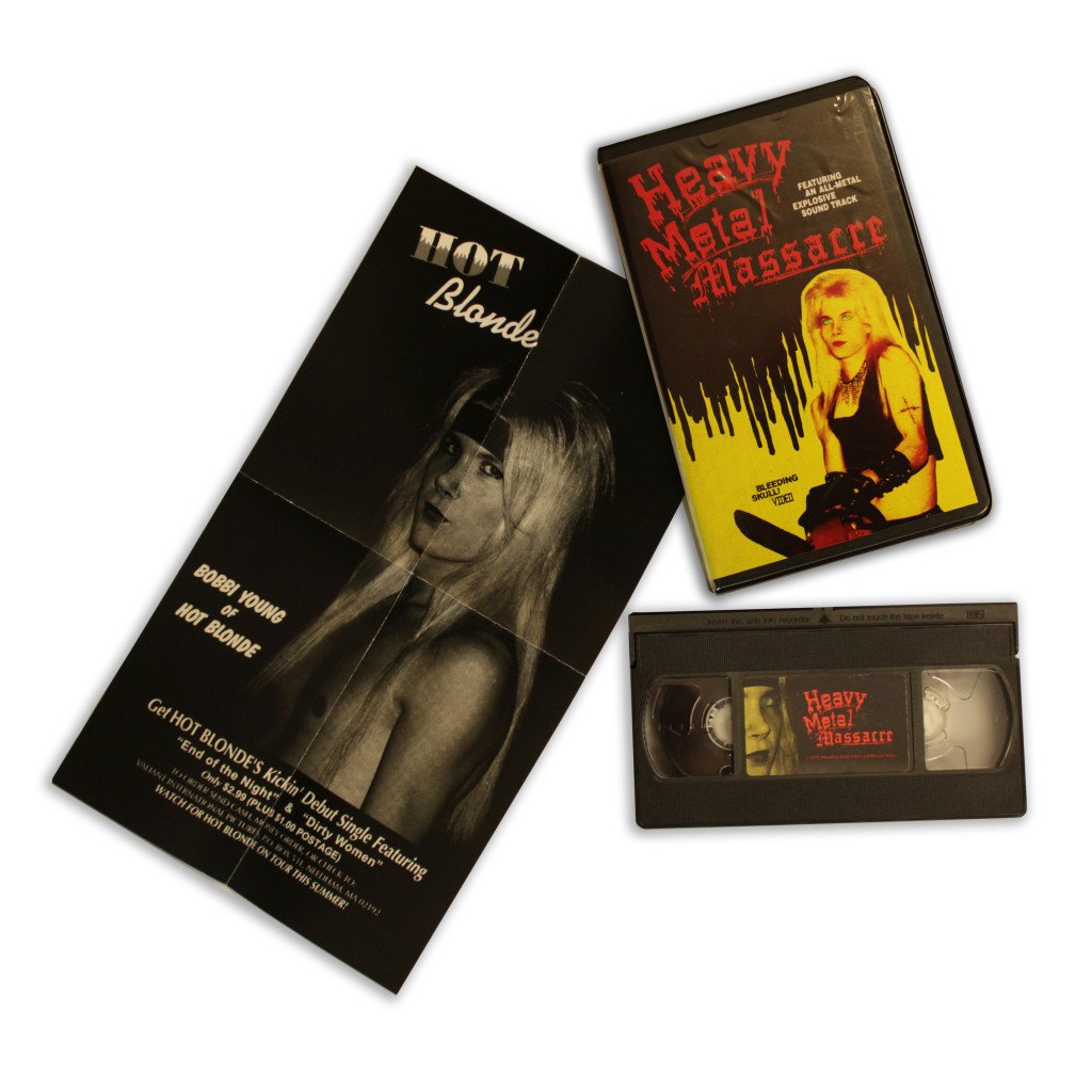 Shot-on-Video Rarity HEAVY METAL MASSACRE Returns to VHS in a Limited Edition via Mondo and Bleeding Skull Video! Order Info and Exclusive Material!