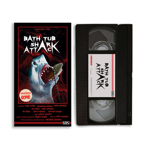 BATHTUB SHARK ATTACK VHS