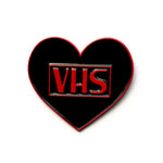 VHS HEART ENAMEL PIN