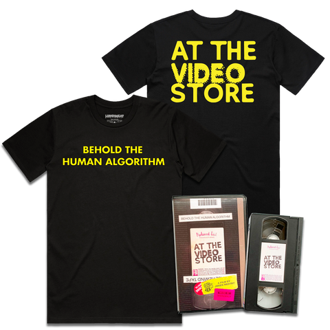 AT THE VIDEO STORE VHS / SHIRT BUNDLE