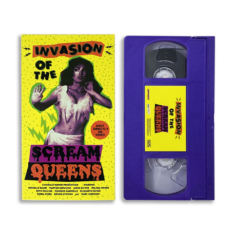 INVASION OF THE SCREAM QUEENS VHS