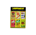 LUNCHMEAT Junk Food Videocassette Sticker Sheet