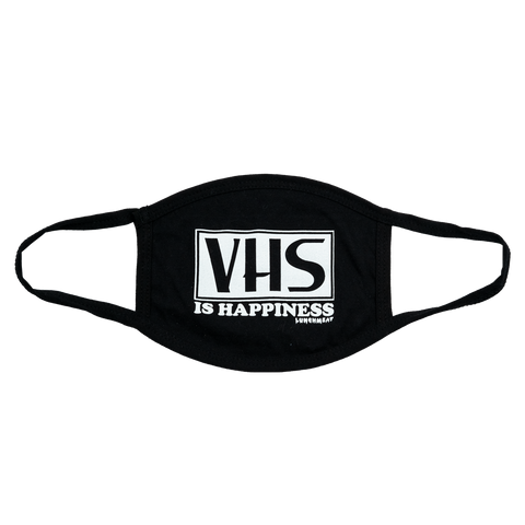 VHS IS HAPPINESS FACE MASK