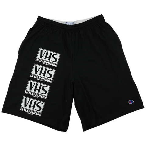 VHS is happiness - Cotton Jersey 9" Shorts